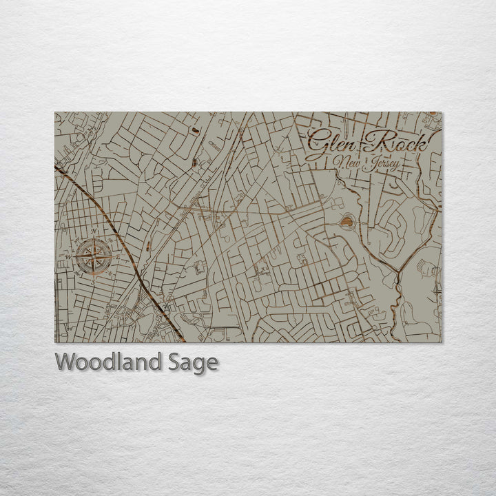 Glen Rock, New Jersey Street Map