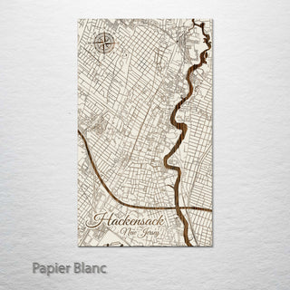 Hackensack, New Jersey Street Map