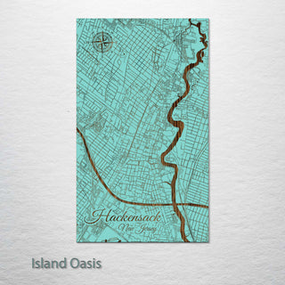 Hackensack, New Jersey Street Map