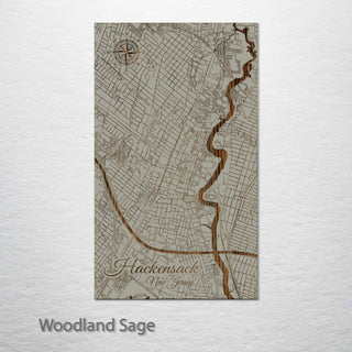 Hackensack, New Jersey Street Map