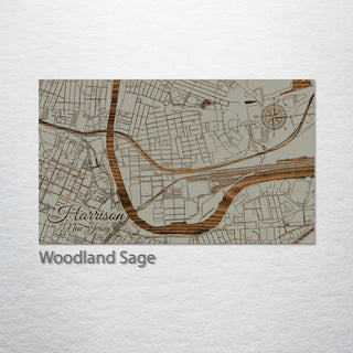 Harrison, New Jersey Street Map