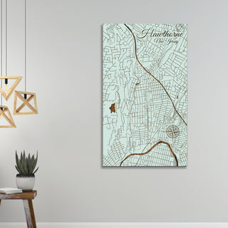 Hawthorne, New Jersey Street Map