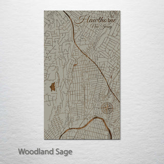 Hawthorne, New Jersey Street Map