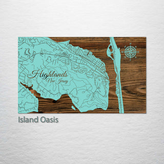Highlands, New Jersey Street Map