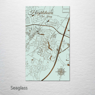 Hightstown, New Jersey Street Map