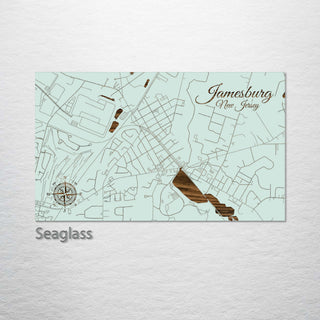 Jamesburg, New Jersey Street Map