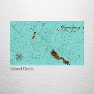 Jamesburg, New Jersey Street Map