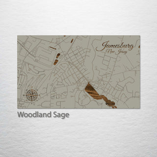 Jamesburg, New Jersey Street Map