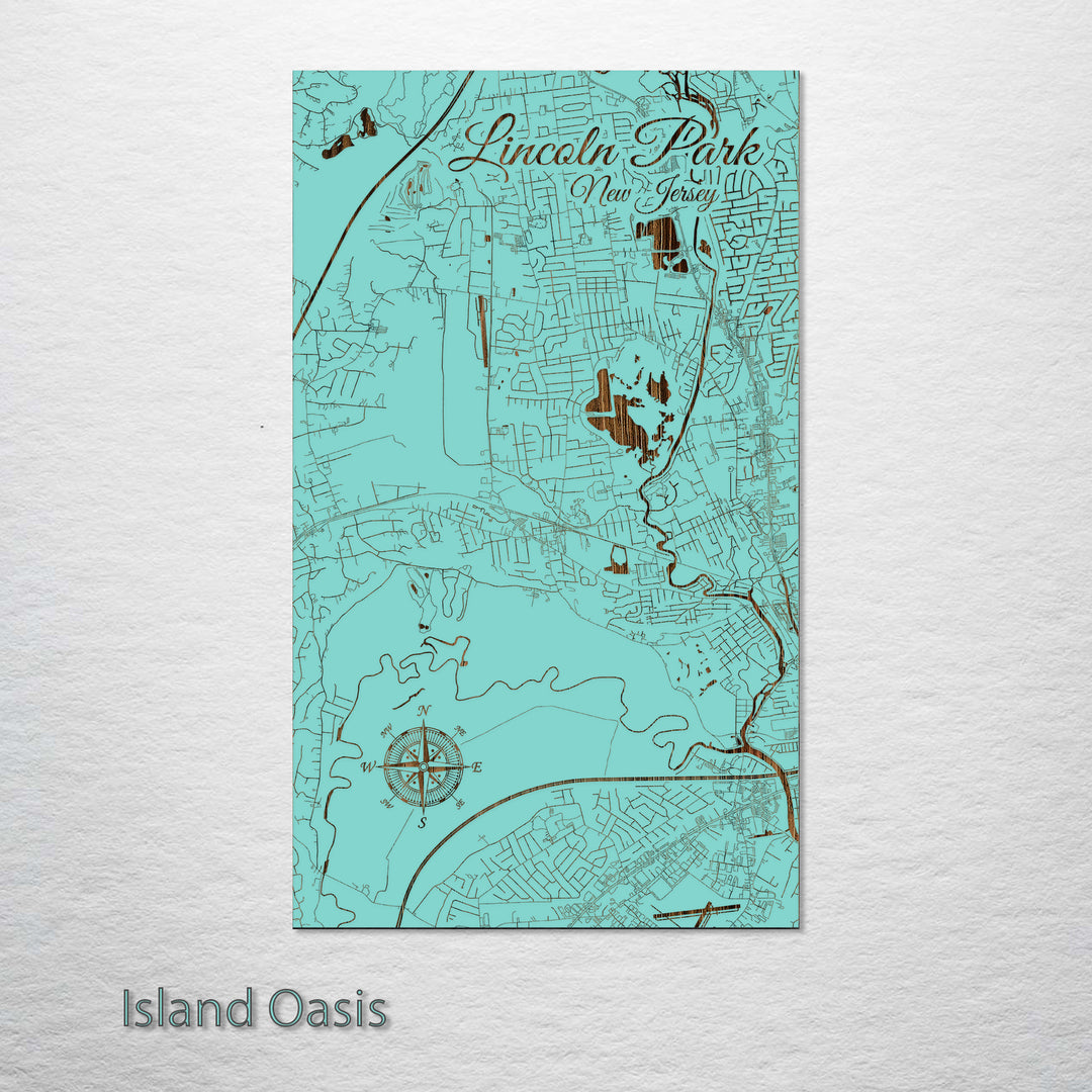 Lincoln Park, New Jersey Street Map