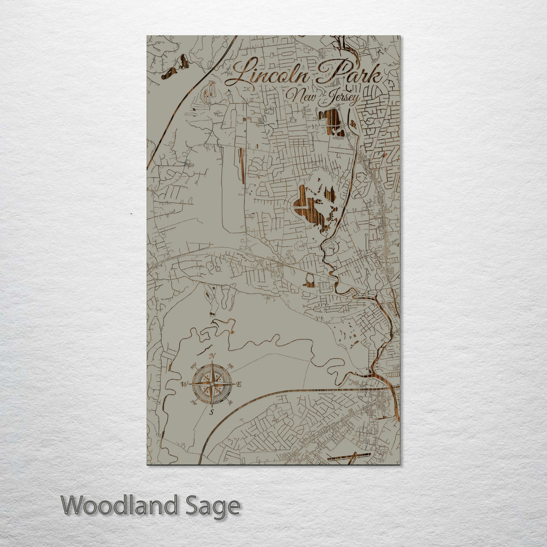 Lincoln Park, New Jersey Street Map