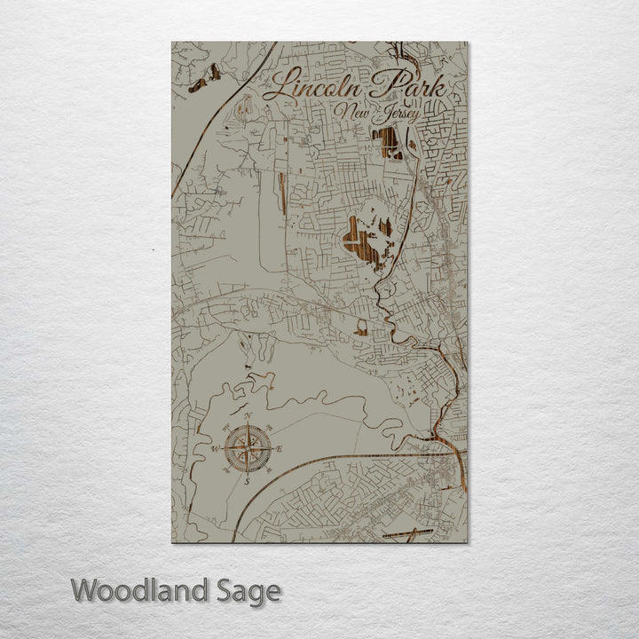 Lincoln Park, New Jersey Street Map