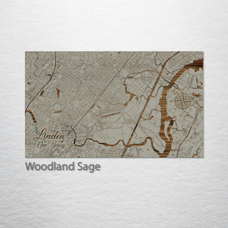 Linden, New Jersey Street Map