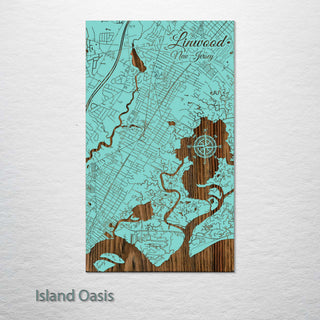 Linwood, New Jersey Street Map
