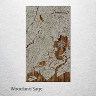 Linwood, New Jersey Street Map