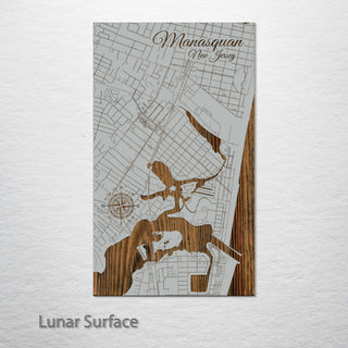 Manasquan, New Jersey Street Map