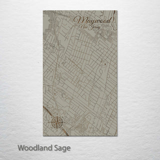 Maywood, New Jersey Street Map