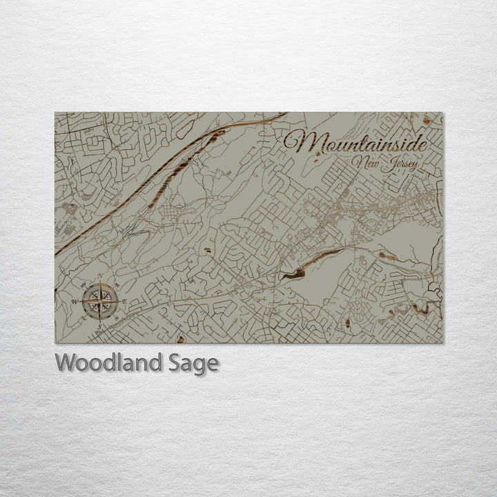 Mountainside, New Jersey Street Map