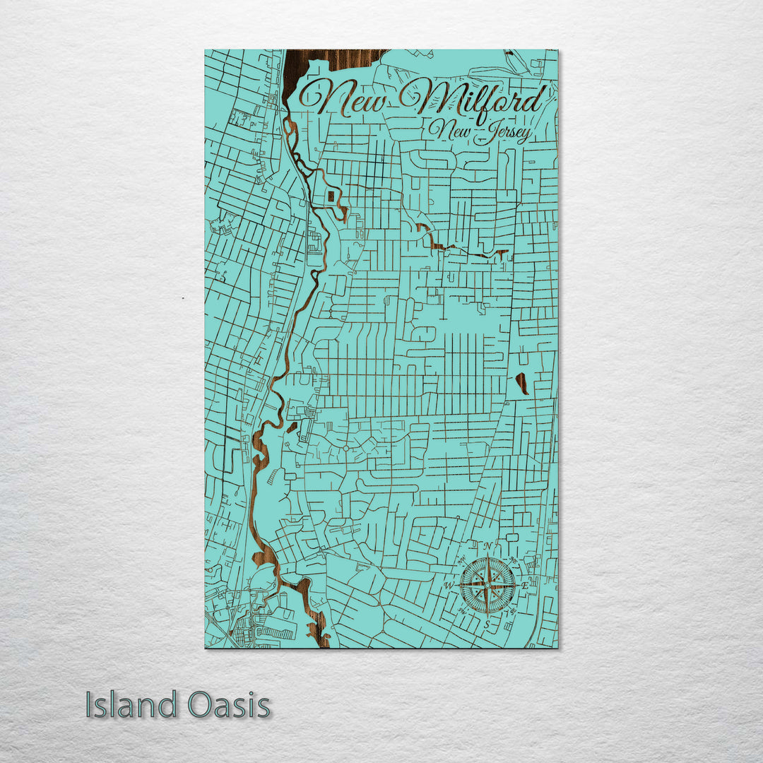 New Milford, New Jersey Street Map