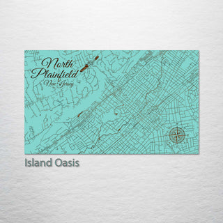 North Plainfield, New Jersey Street Map