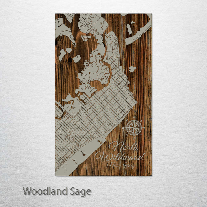 North Wildwood, New Jersey Street Map