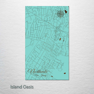 Northvale, New Jersey Street Map