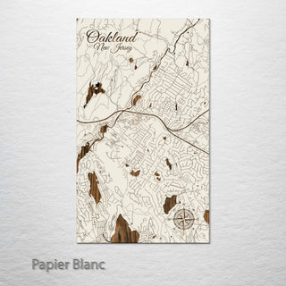 Oakland, New Jersey Street Map