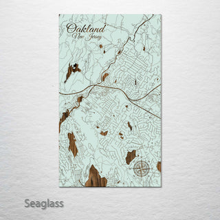 Oakland, New Jersey Street Map