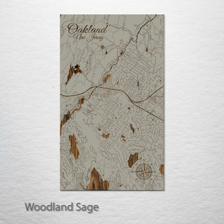 Oakland, New Jersey Street Map