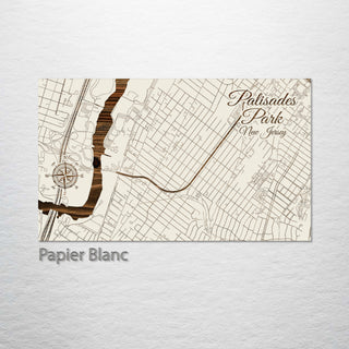 Palisades Park, New Jersey Street Map