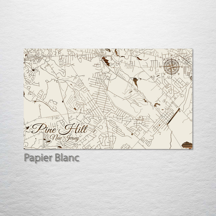 Pine Hill, New Jersey Street Map