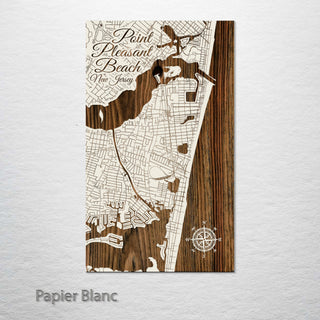 Point Pleasant Beach, New Jersey Street Map