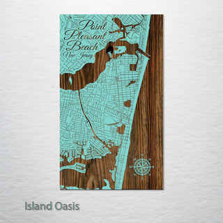 Point Pleasant Beach, New Jersey Street Map