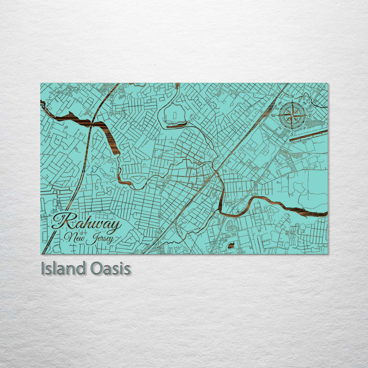 Rahway, New Jersey Street Map