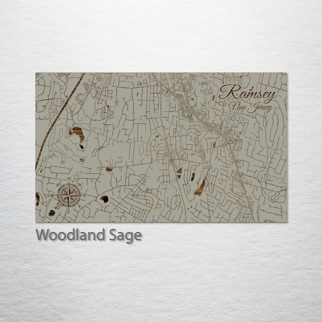 Ramsey, New Jersey Street Map