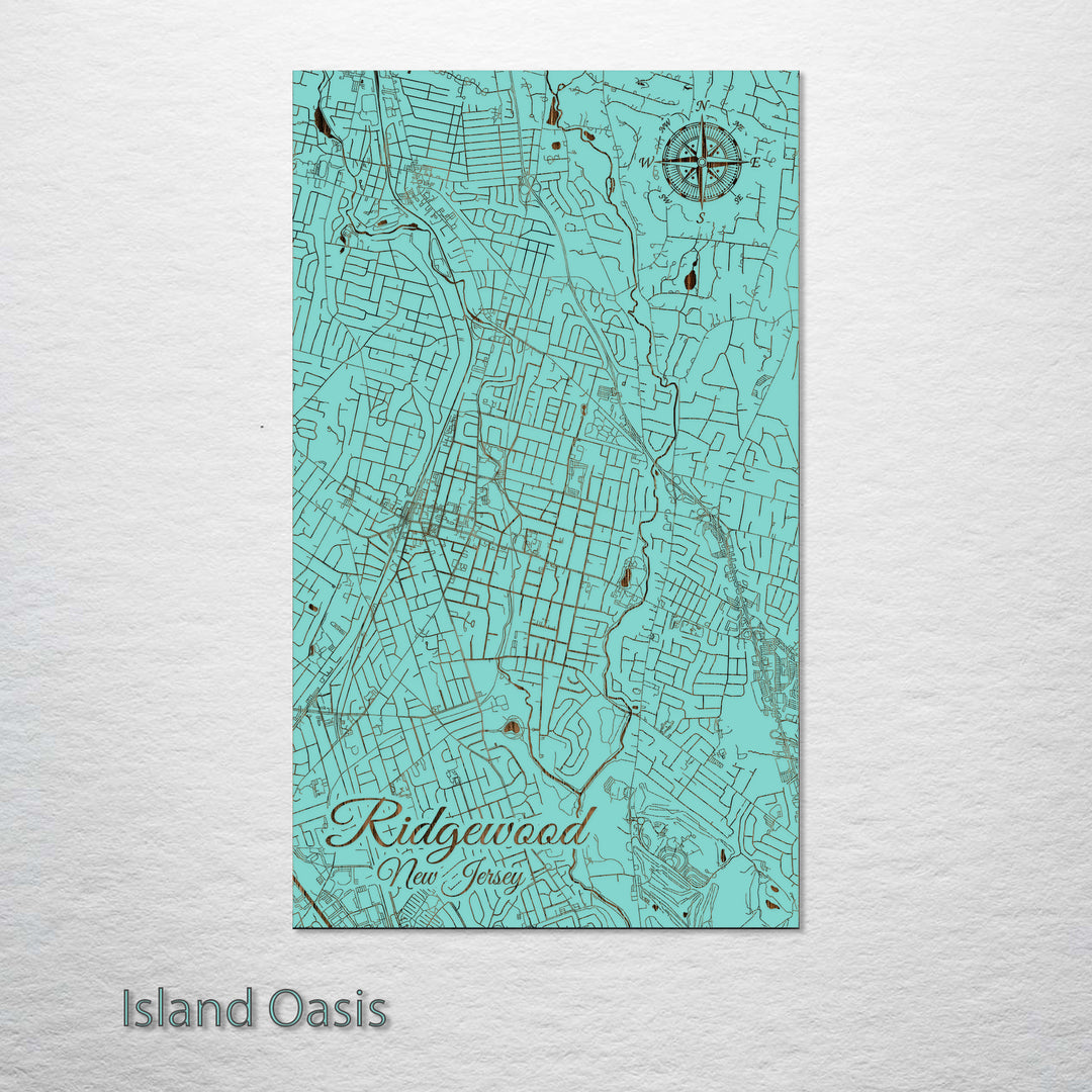 Ridgewood, New Jersey Street Map