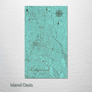 Ridgewood, New Jersey Street Map