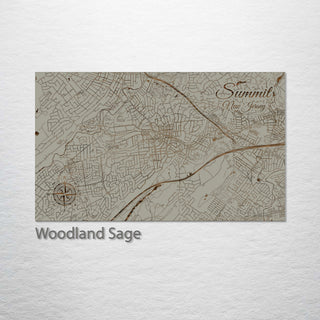 Summit, New Jersey Street Map