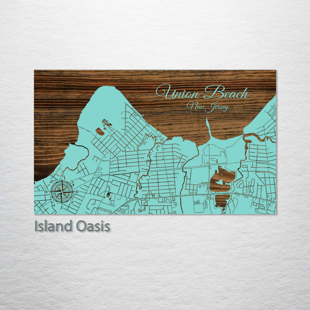 Union Beach, New Jersey Street Map