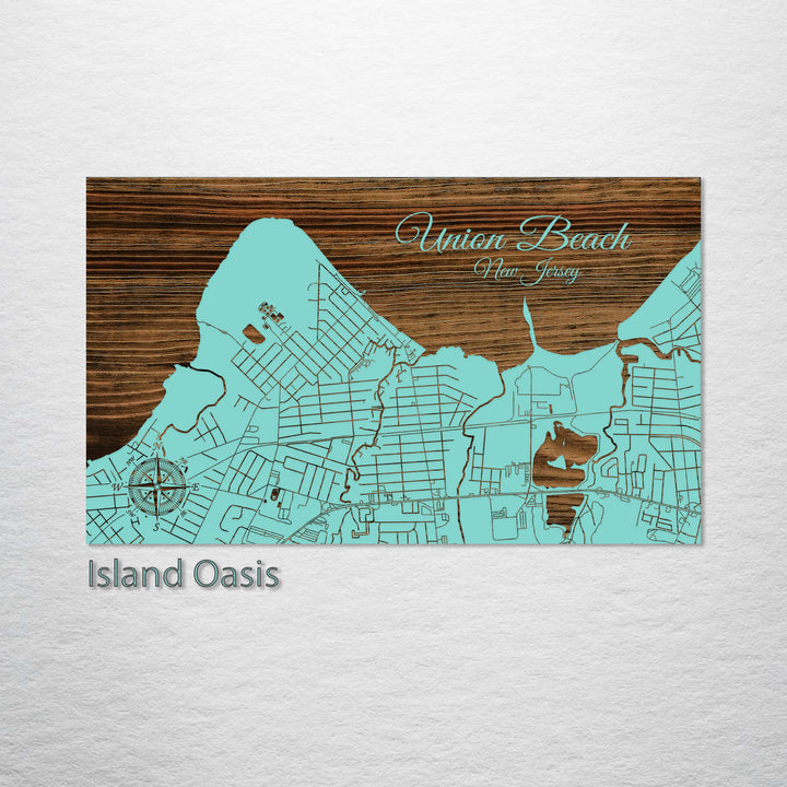 Union Beach, New Jersey Street Map