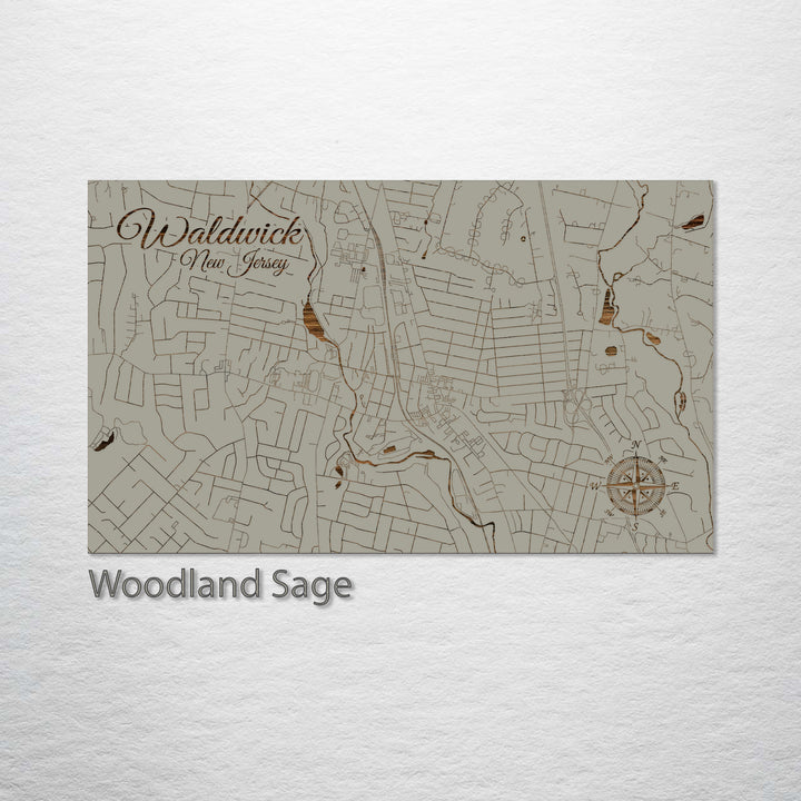 Waldwick, New Jersey Street Map