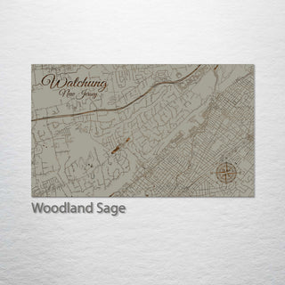 Watchung, New Jersey Street Map
