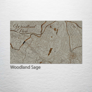 Woodland Park, New Jersey Street Map