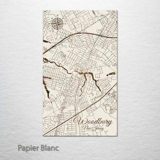 Woodbury, New Jersey Street Map