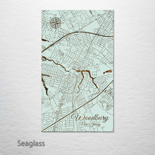 Woodbury, New Jersey Street Map