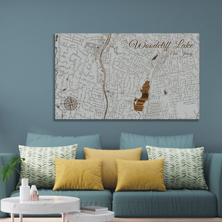 Woodcliff Lake, New Jersey Street Map