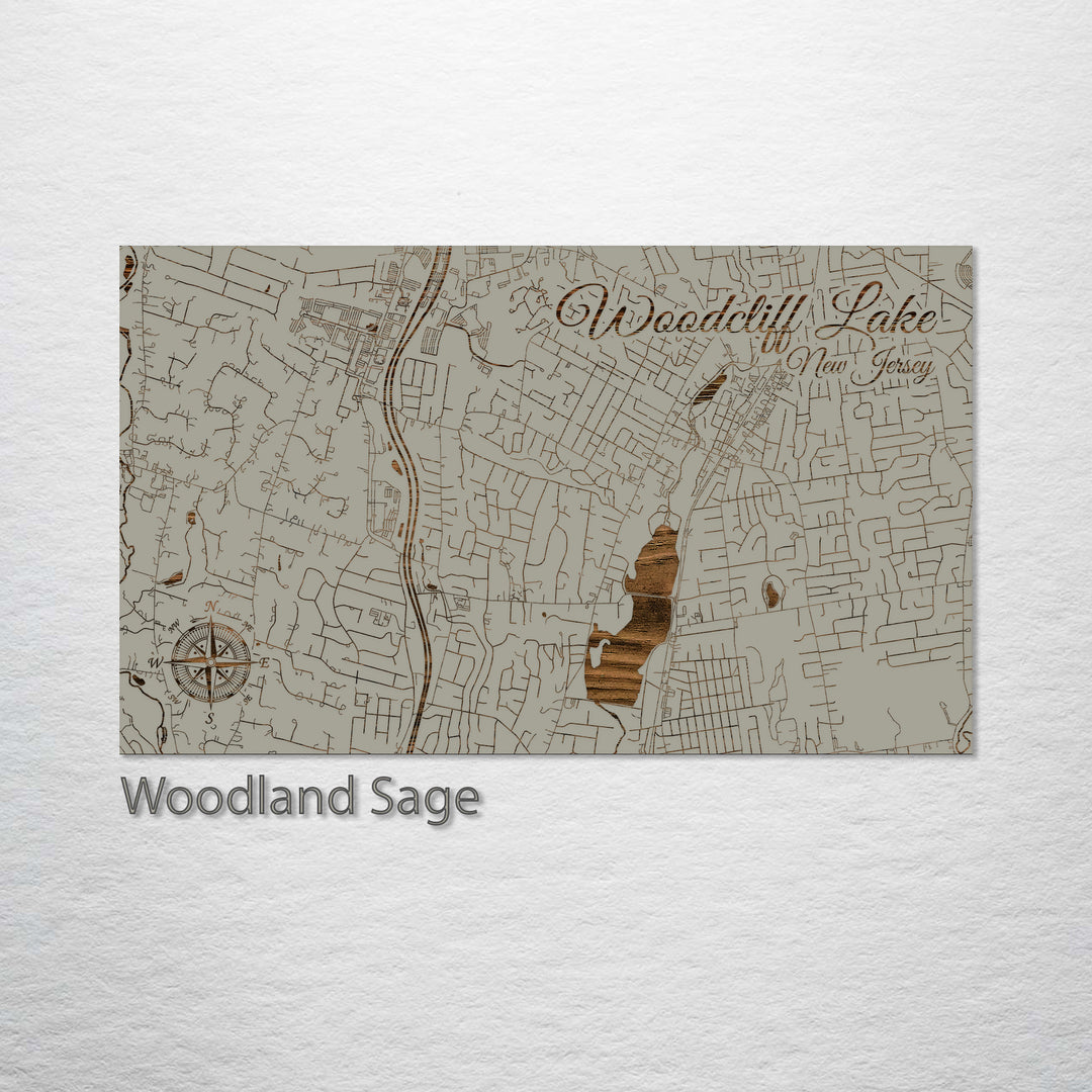 Woodcliff Lake, New Jersey Street Map