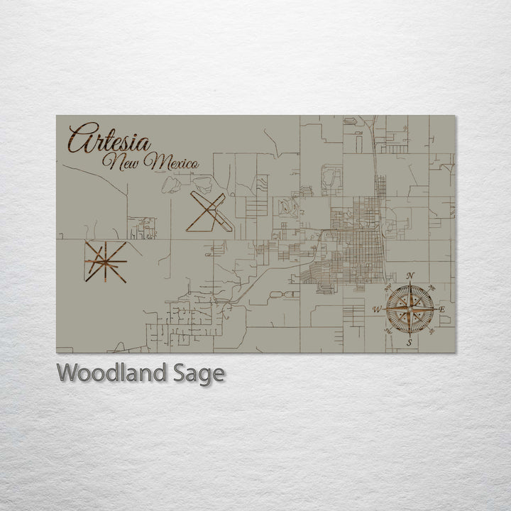 Artesia, New Mexico Street Map