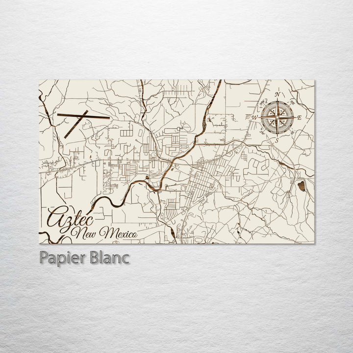 Aztec, New Mexico Street Map