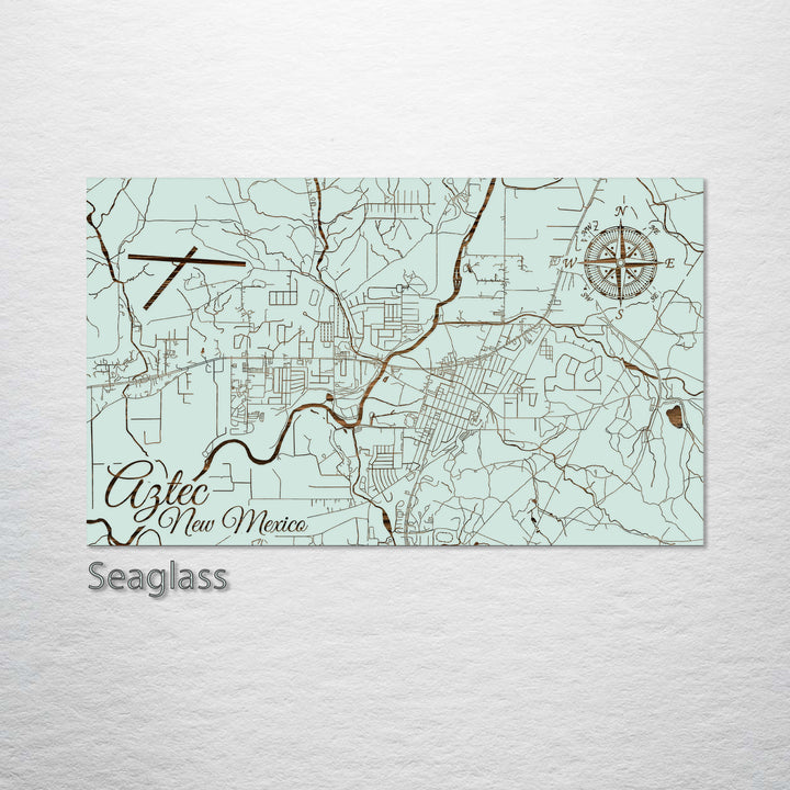 Aztec, New Mexico Street Map