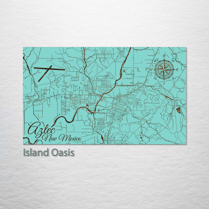 Aztec, New Mexico Street Map